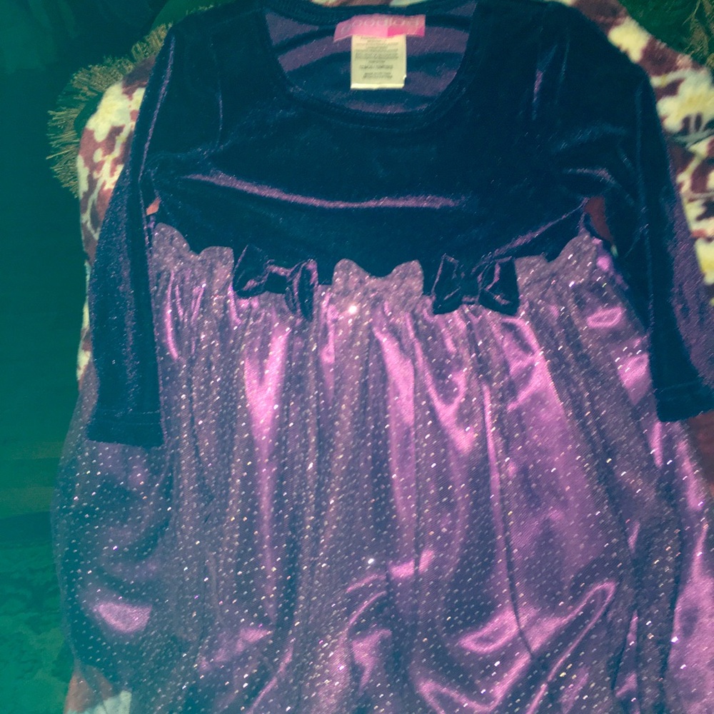 Good lad Purple Dress 12 months